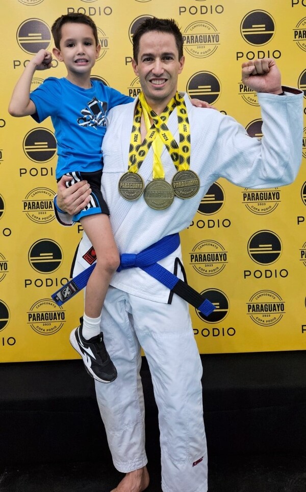 Sergio Villasanti, el primer paraguayo campeón mundial de brazilian jiu-jitsu