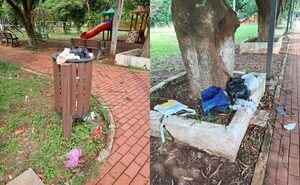 Irresponsabilidad ciudadana y negligencia municipal convierten plaza en vertedero - La Clave