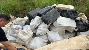 Allanamiento e incautación de más de 17.300 kilos de marihuana