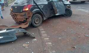 Accidente de tránsito deja un herido y daños materiales