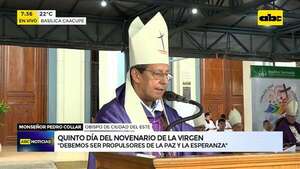 “Por la familia y la esperanza”: quinto día del novenario a la Virgen de Caacupé - ABC Noticias - ABC Color