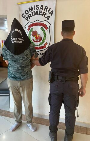 Joven aprehendido por violencia familiar en Encarnación