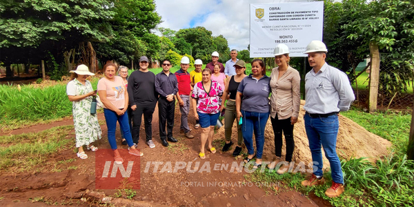 SAN JUAN DEL PNÁ. AVANZA CON CONSTRUCCIÓN EN B° SANTA LIBRADA - Itapúa Noticias