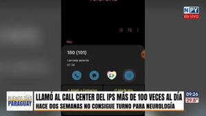 Llamó más de 100 veces a IPS y no le dieron turno