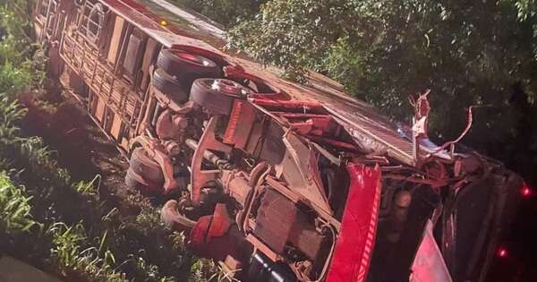 Diario HOY | Estudiantes de Itapúa sufren accidente mientras iban de viaje a Camboriú