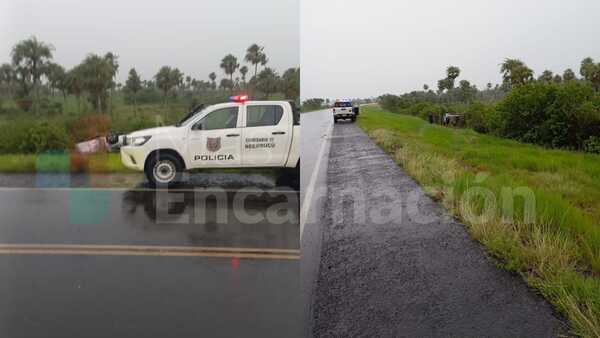 Escribano encarnaceno sufre grave accidente en Ñeembucú