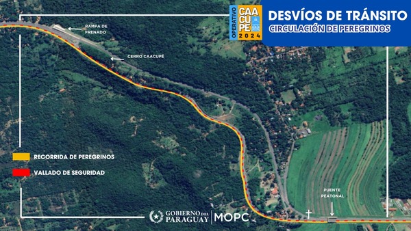 Caacupé: Establecen carril exclusivo para peregrinos desde el peaje de Ypacaraí - .::Agencia IP::.