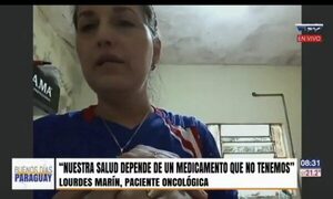 El pueblo es el que sufre mientras ellos “están mejor”: una paciente terminal reclama medicamentos