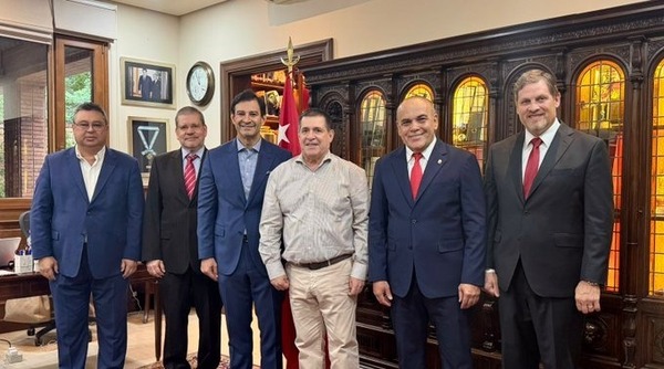 Mesa directiva del Senado se reunió con el presidente de la ANR - ADN Digital