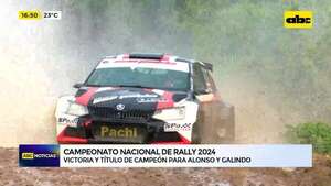 ABC Motor: victoria y título de campeón para Alonso y Galindo en el CNR-Rally del Guairá - ABC Noticias - ABC Color