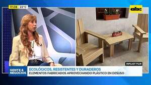 Ecológicos, resistentes y duraderos: elementos fabricados aprovechando el plástico en desuso - Gente & Negocios - ABC Color