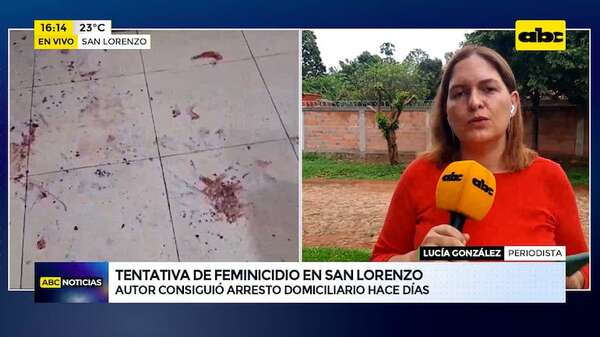 Aprovechó arresto domiciliario para atacar a su expareja: mujer está con pronóstico reservado - ABC Noticias - ABC Color
