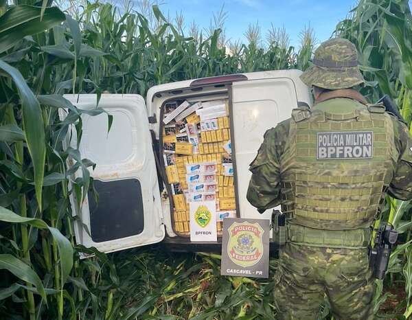 Contrabando en la frontera: incautan importante cantidad de cigarrillos - ABC en el Este - ABC Color