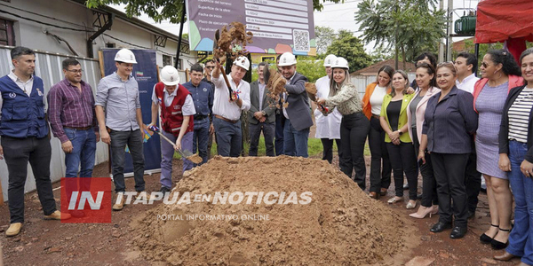 GOBERNACIÓN INICIÓ CONSTRUCCIÓN PARA LA SALUD NUNCA ANTES REGISTRADA EN NATALIO - Itapúa Noticias