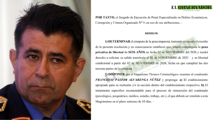 Excomandante de la Policía Justo Pastor Alvarenga ya puede pedir libertad condicional 