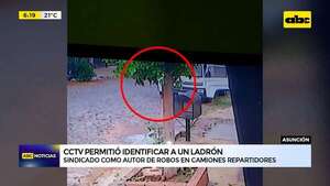 Video: Mediante CCTV detuvieron a supuesto autor de robos en camiones repartidores - ABC Noticias - ABC Color