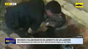 Lambaré: vecinos colaboraron en arresto de un ladrón   - ABC Noticias - ABC Color