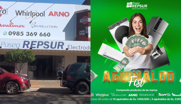 Paseo Repsur lanza el "Aguinaldo Fest" con premios millonarios y ofertas especiales