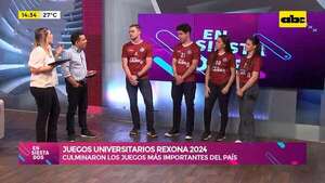 Culminaron los Juegos Universitarios Rexona 2024: la UNA se coronó campeona en vóley - Ensiestados - ABC Color