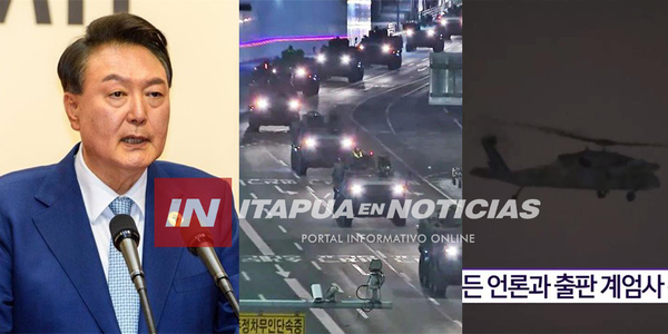 TENSIÓN EN COREA DEL SUR: PRESIDENTE DECRETA LEY MARCIAL, PERO EL PARLAMENTO LA INVALIDA - Itapúa Noticias