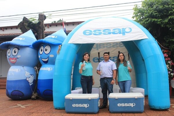 Essap distribuyó más de 10.000 botellas de agua en inicio de Operativo Caacupé - .::Agencia IP::.