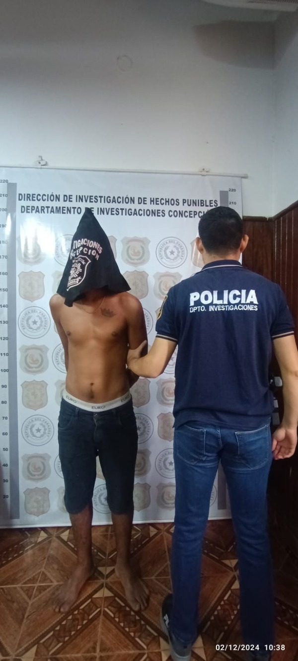 Capturan a presunto autor de violento asalto en Concepción