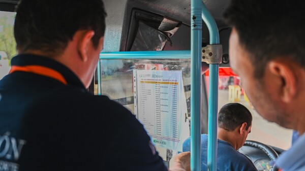 Dinatran fiscaliza seguros y permisos de los buses con destino a Caacupé