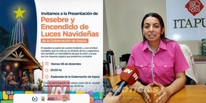 LA GOBERNACIÓN DE ITAPÚA REALIZARÁ EL ENCENDIDO DE LUCES NAVIDEÑAS Y PESEBRE - Itapúa Noticias