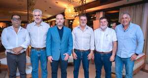 La Nación / Brindis de presentación de la Expo Paraguay, en la ARP