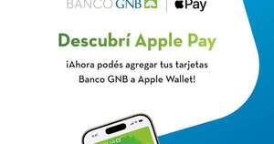 La Nación / Banco GNB anuncia la integración de sus tarjetas con Apple Pay