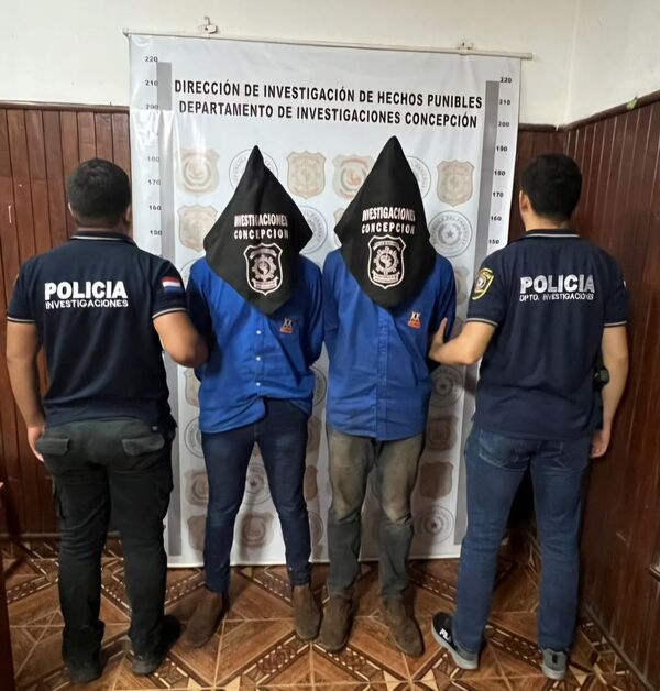 Dos detenidos tras recuperación de herbicidas robados en Jhugua Ñandu