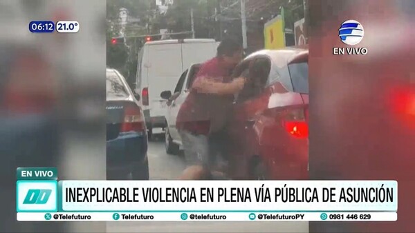 Salvaje ataque de un hombre a su expareja en Villa Morra