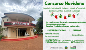 Llega la primera edición del Concurso Navideño en Cambyretã