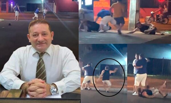 Vergonzoso y repudiable: concejal de Franco borracho protagonizó moquete, patadas y varias caídas al suelo – Diario TNPRESS