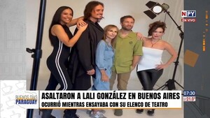 Asaltaron a Lali González en Buenos Aires
