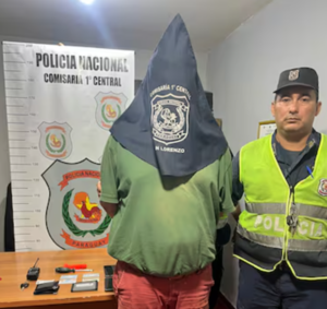Presunto ladrón detenido tras persecución en San Lorenzo