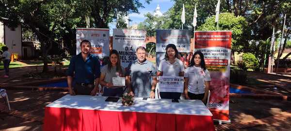 Feria de Salud en Encarnación conmemora el Día Mundial de Lucha contra el Sida