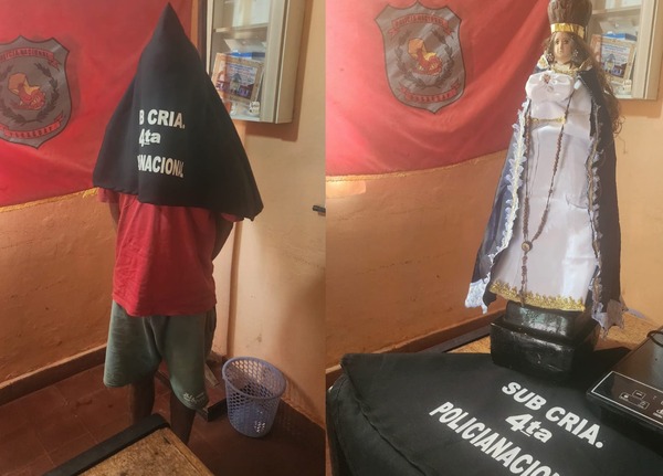 “Juru kamby”, detenido por robar imagen de la Virgen de Caacupé - ADN Digital
