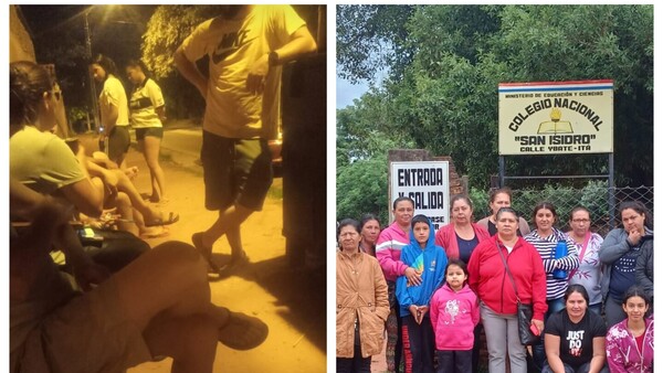 Padres acamparon para tener un lugar en el colegio
