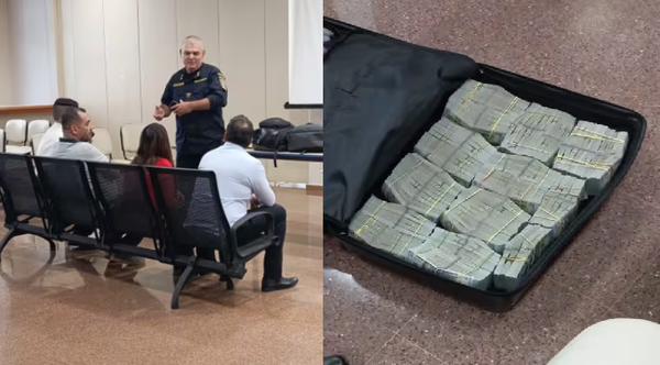Arrestan a tres colombianos con 900.000 dólares en aeropuerto Guaraní de Minga Guazú - Noticiero Paraguay