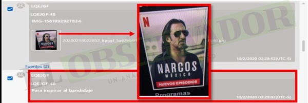 Alexandre Gomes se inspiraba en la serie de tv “Narcos México”
