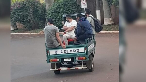 ¿Mototaxi? ¿Bolt? Los del 2 de Mayo andan a puro corazón