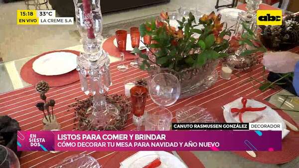 Listos para comer y brindar: cómo decorar tu mesa en Navidad para que sea una fiesta - Ensiestados - ABC Color