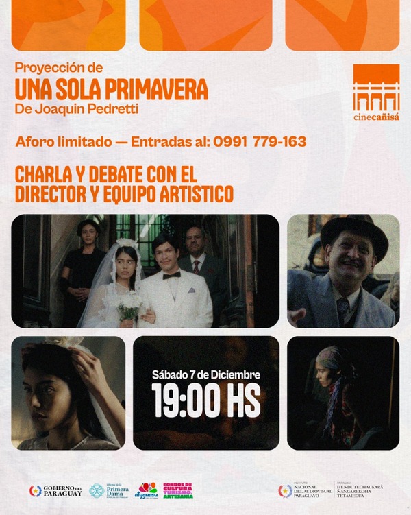 En el cine Cañisá de Trinidad presentan película paraguaya Una Sola Primavera • RADIO NACIONAL