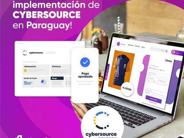 RED DINELCO, PINOERO EN DISPONIBILIZAR CYBERSOURCE A TODOS LOS COMERCIOS DEL PARAGUAY.