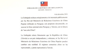 Propuesta de ministro chino es rechazado por Taiwan