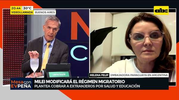 ¿Qué pasará con los paraguayos en Argentina?: Milei modificará el régimen migratorio - Mesa de Periodistas - ABC Color