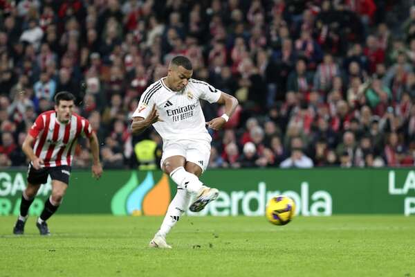 Mbappé falla nuevo penal y el Madrid pierde en Bilbao - Fútbol Internacional - ABC Color
