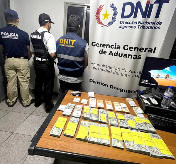 Detienen a senador argentino con millonaria suma de dinero sin declarar en Aduana de CDE - La Clave