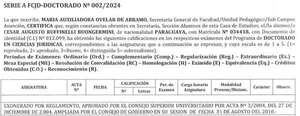 AUDIO: Sin cursar todas las materias, César Ruffinelli recibió título de doctor, denuncian  - La Primera Mañana - ABC Color